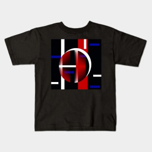 A red circle Kids T-Shirt